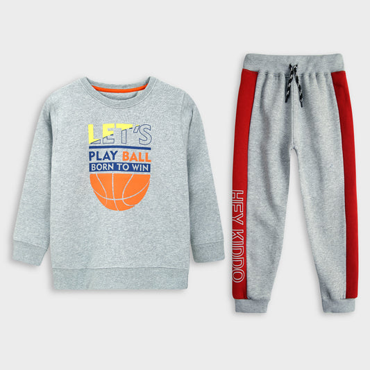 Lets Play Ball Fleece Sweatshirt & Trouser