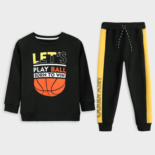 Lets Play Ball Fleece Sweatshirt & Trouser