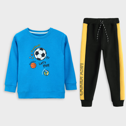 Lets Play Fleece Sweatshirt & Trouser