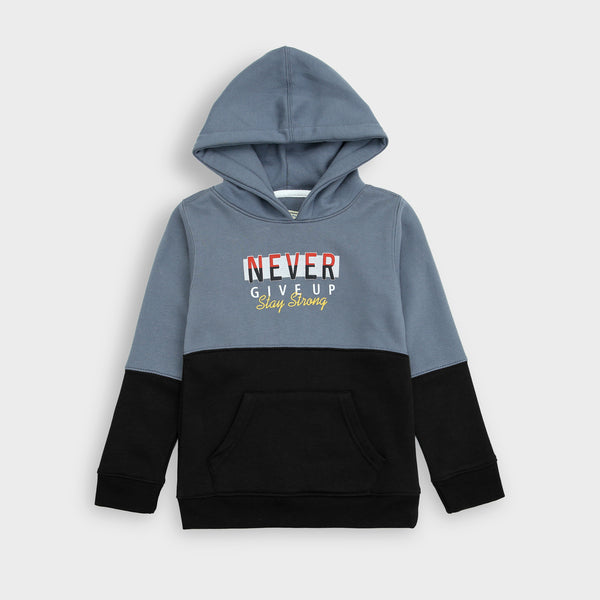 Never Give up Fleece Hoodie