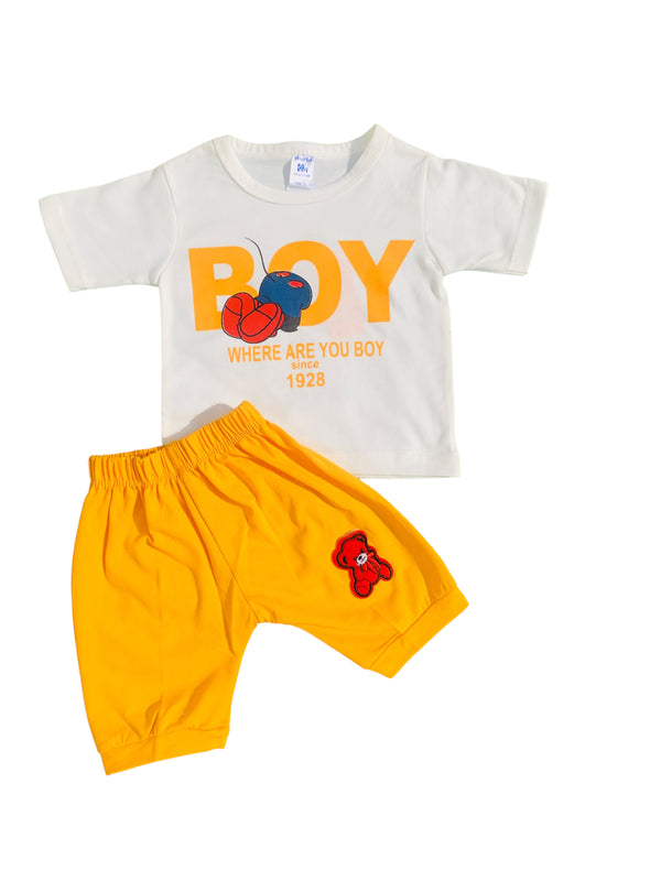 Boy T-shirt with shorts