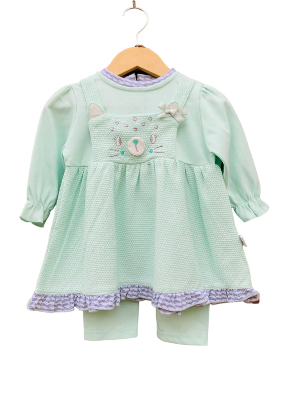 Baby girl frock with trouser