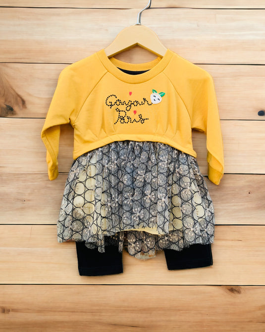 Baby girl sweatfrock & Trouser