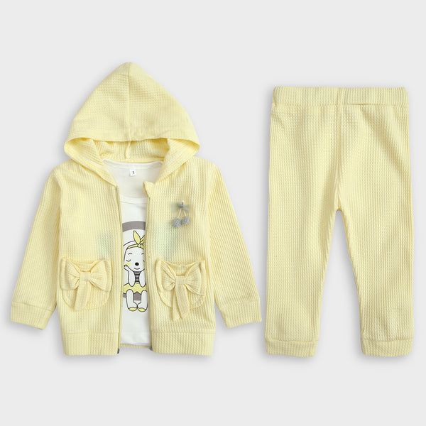 Girls hoodie+Inner & Trouser