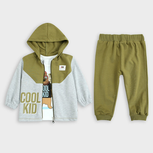 3Pc Cool Kid Hoodie& Inner & Trouser