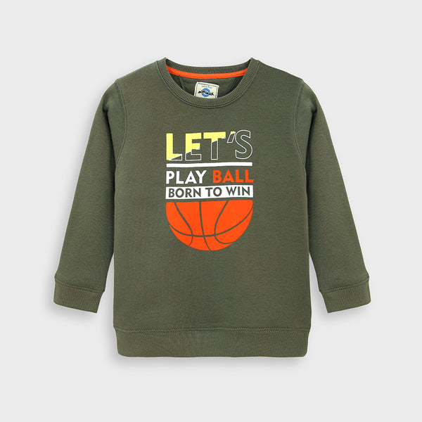 Lets Play Ball Fleece Sweatshirt