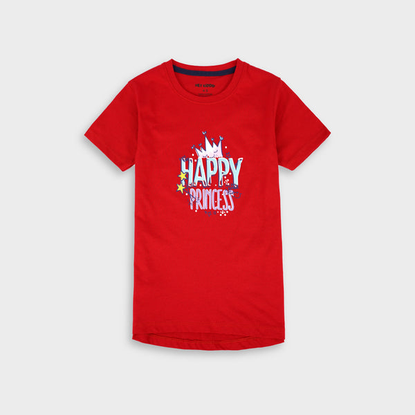 Happy Princess Printed T-shirt