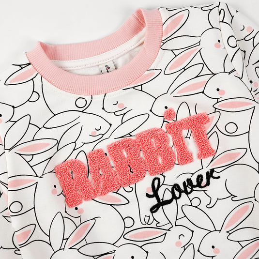 Rabbit Lover Winter Kids Dress