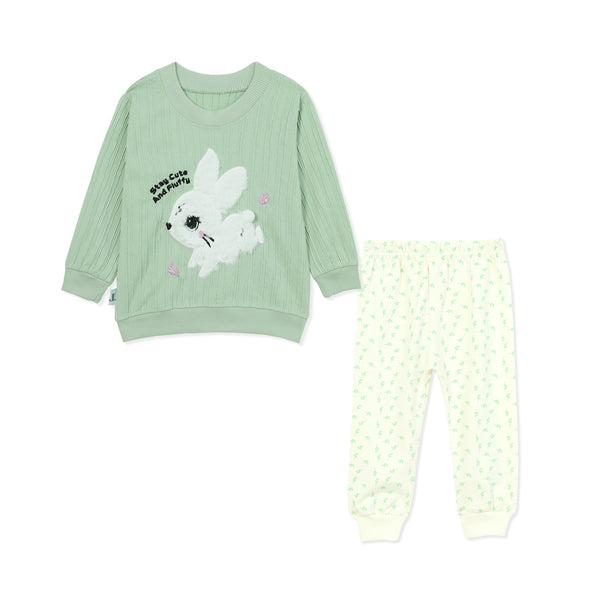 Stay Cute Full Sleeve T-shirt & Trouser