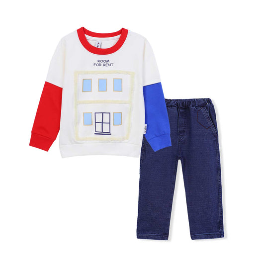 Double Tone Winter Kids Dress