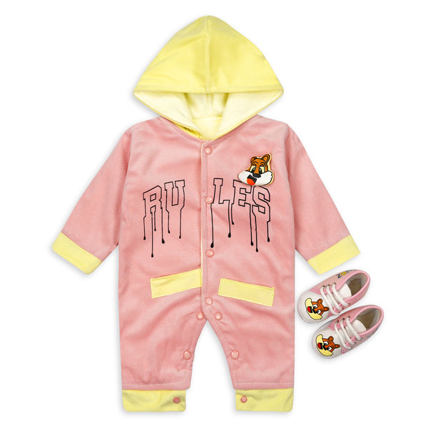 Newborn Winter Romper + Shoes