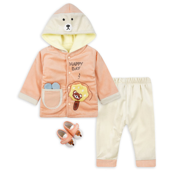 Happy Day Newborn Winter Dress+Shoes