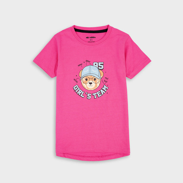 Girls team Printed T-shirt