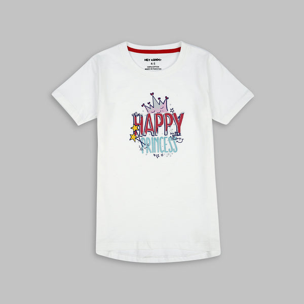 Happy Princess Printed T-shirt