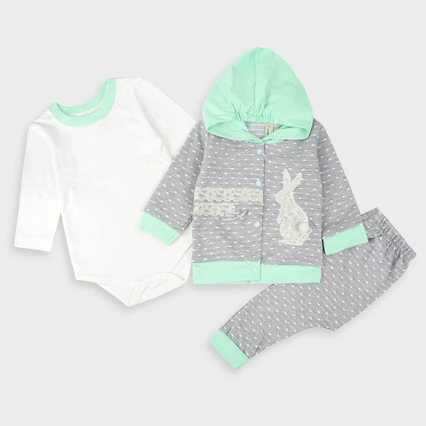 Cute Rabbit 3Pc Outfit